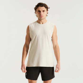 PRESSIO - Men - Sustain Singlet - Light Grey/Matte
